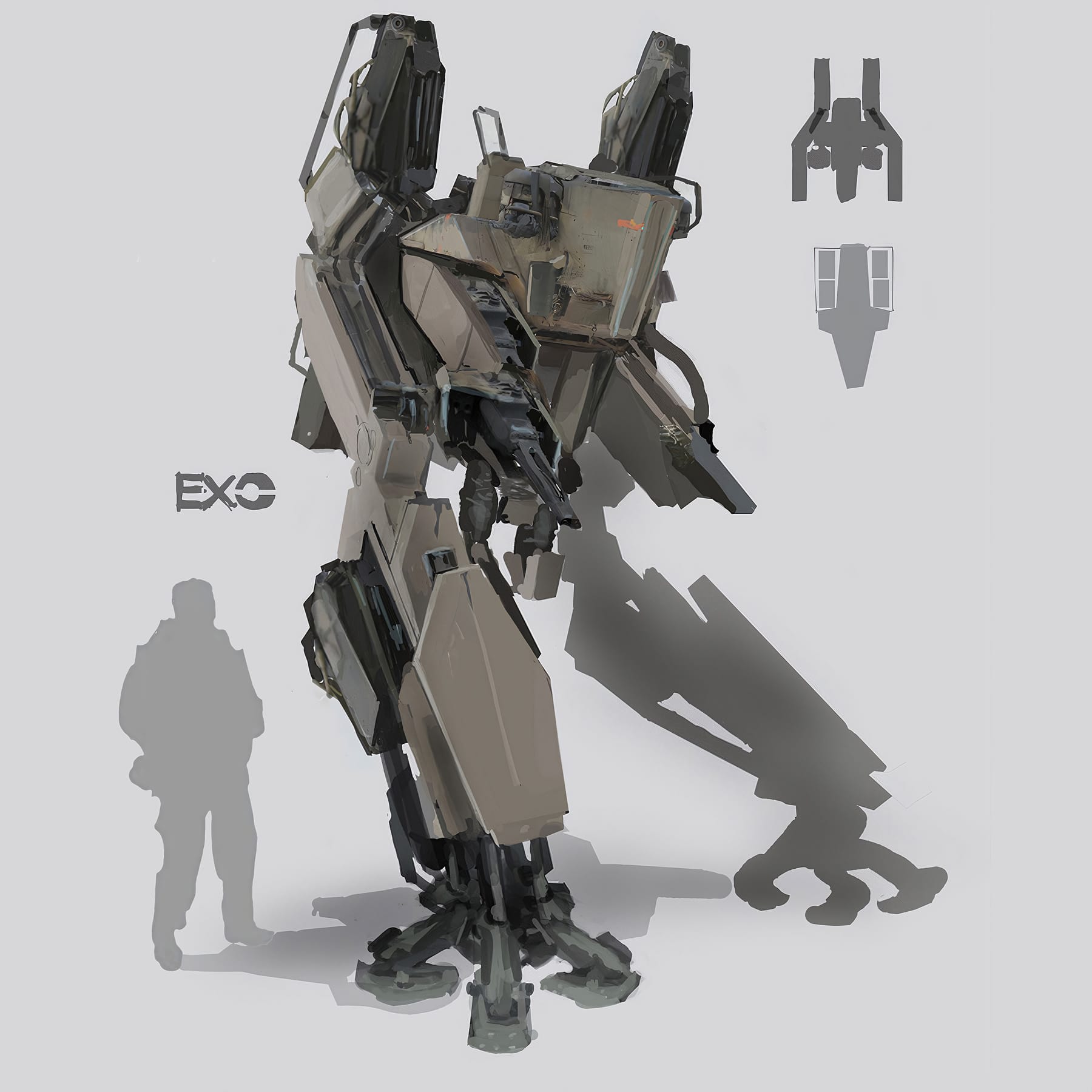 ISA EXO early sketches
